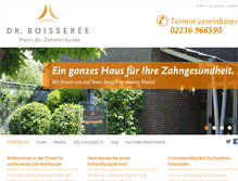 Tablet Screenshot of dr-boisseree.de